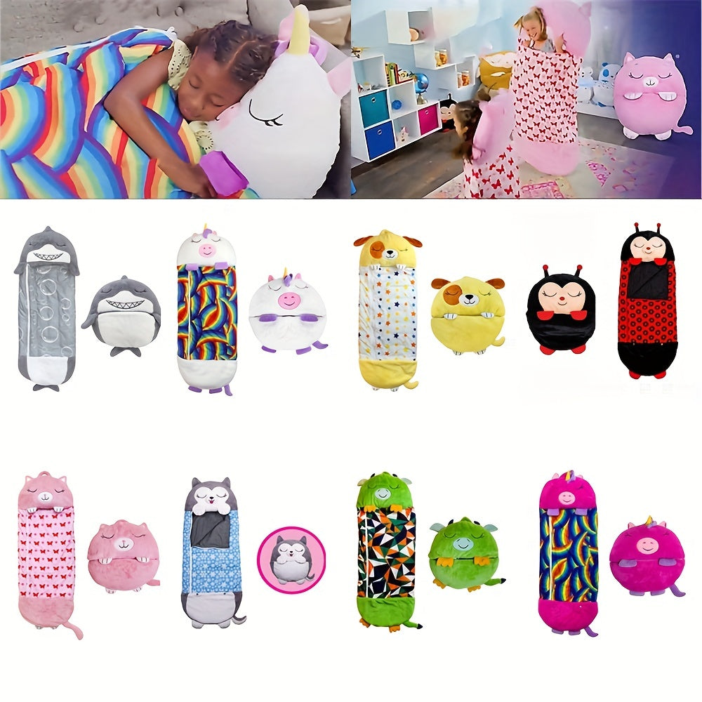 Kids Sleeping Bag, Soft Sleepy Sack For Kids & Toddlers  Easy Roll Up Design For School, Daycare  Children Sleeping Bags Play Pillow Sleep Sack - Roy Entreprise