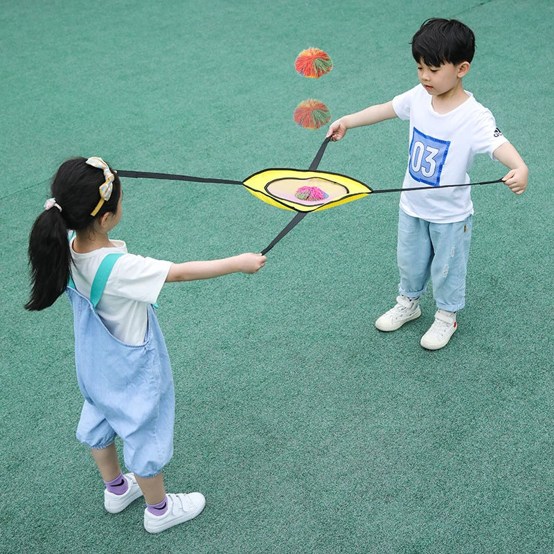 Two-Player Interactive Toss and Catch Ball Game Outdoor Fun and Sports Entertainment Sensory Play Toys for Children Jeux Enfant - Roy Entreprise