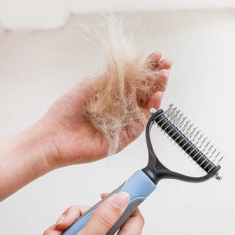 Professional Pet Deshedding Brush Dog Hair Remover Pet Fur Knot Cutter Puppy Cat Comb Brushes Dogs Grooming Shedding Supplies - Roy Entreprise