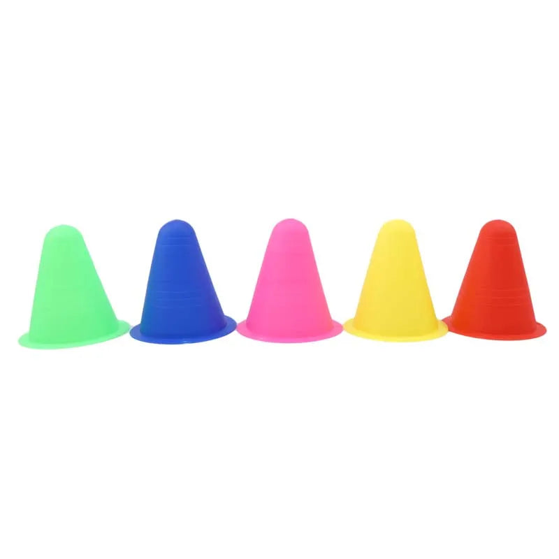 Amazing 10Pcs/Set Skate Marker Training Road Cones Roller Football Soccer Rugby Soft Tower Skating Obstacle Roller Skate Pile Suppplies - Roy Entreprise