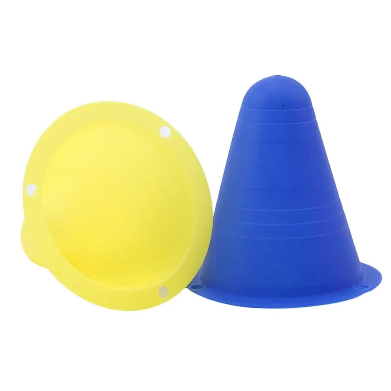 Amazing 10Pcs/Set Skate Marker Training Road Cones Roller Football Soccer Rugby Soft Tower Skating Obstacle Roller Skate Pile Suppplies - Roy Entreprise